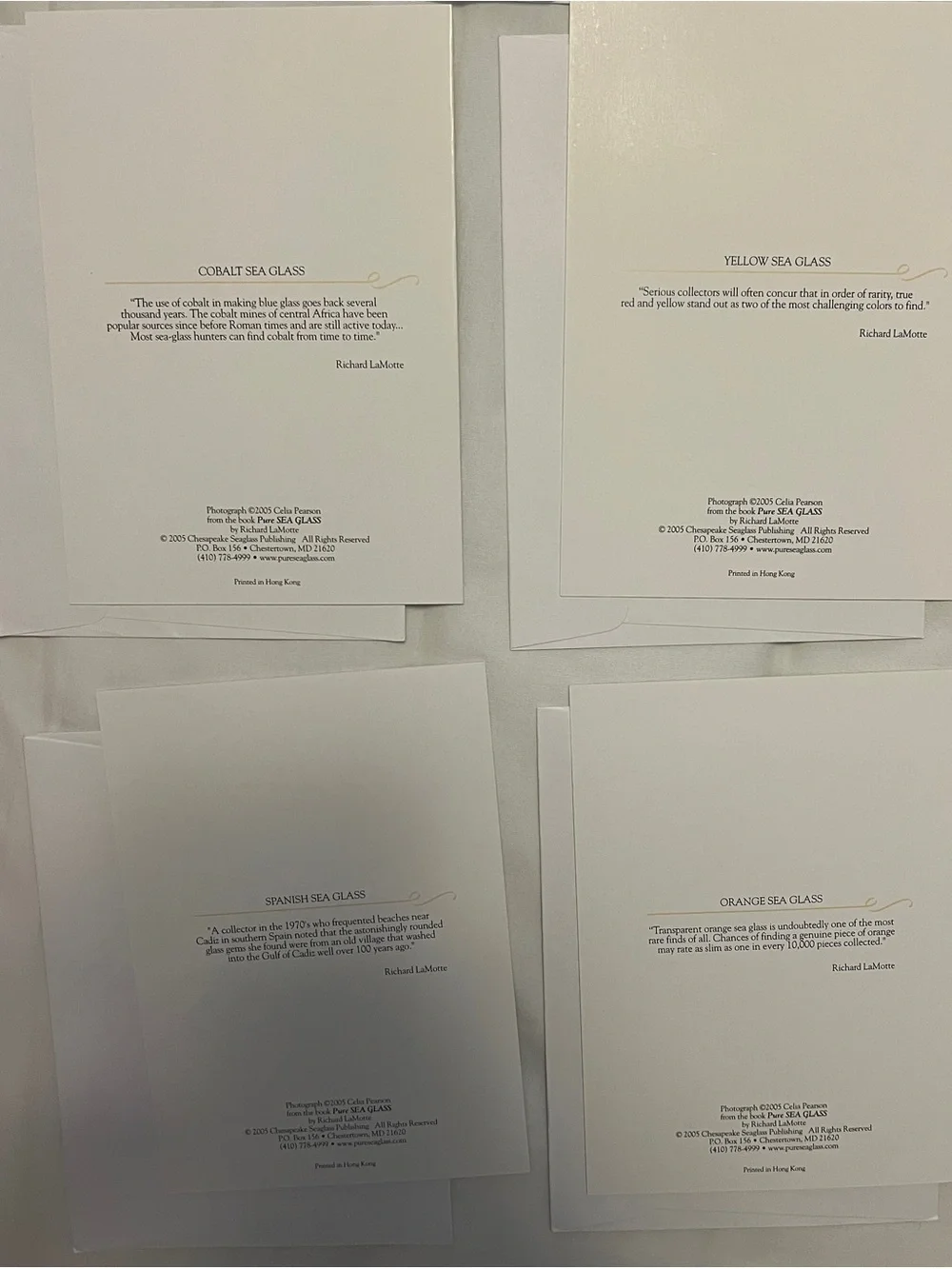 Pure Sea Glass Notecards NEW